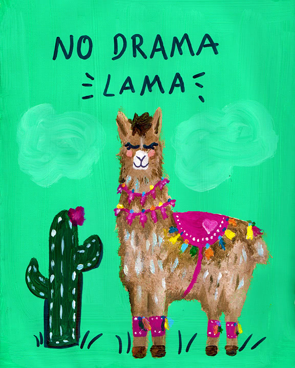 No Drama Lama - ArtMasters